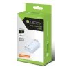 Techly IPW-PD140W-WH caricabatterie mobile powerbank, smartphone, tablet, universale bianco AC ricarica rapida uso interno