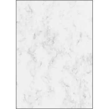 Carta marmorizzata Sigel DP371 100 fogli grigio bianco 90 g/m²
