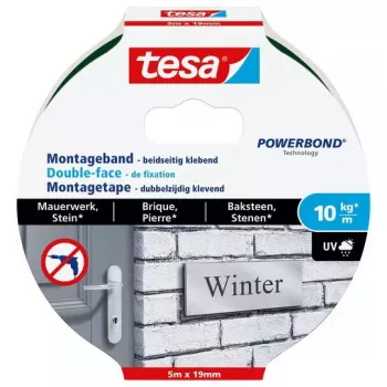 Nastro adesivo per montaggio Tesa 77749-00000 5 m nero 19 mm