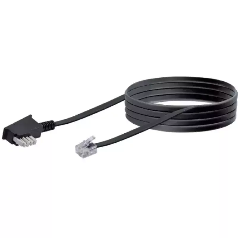 Cavo RJ-11 Schwaiger 10m TAE-N nero