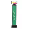 Supporto multimediale Compulocks Universal Tablet Cling Brandable a pavimento nero