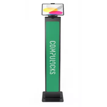 Supporto multimediale Compulocks Universal Tablet Cling Brandable a pavimento nero