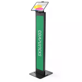 Supporto multimediale Compulocks Universal Tablet Cling Brandable a pavimento nero