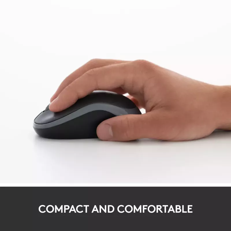 Mouse Logitech M185 Swift Wireless grigio