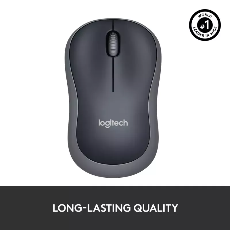 Mouse Logitech M185 Swift Wireless grigio