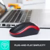 Mouse Logitech M185 Swift Wireless grigio