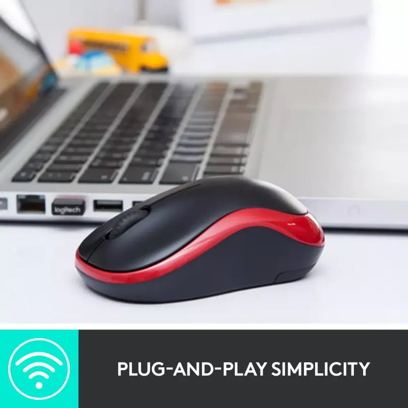 Mouse Logitech M185 Swift Wireless grigio
