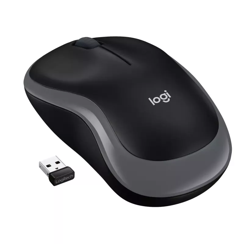 Mouse Logitech M185 Swift Wireless grigio