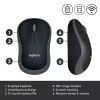 Mouse Logitech M185 Swift Wireless grigio