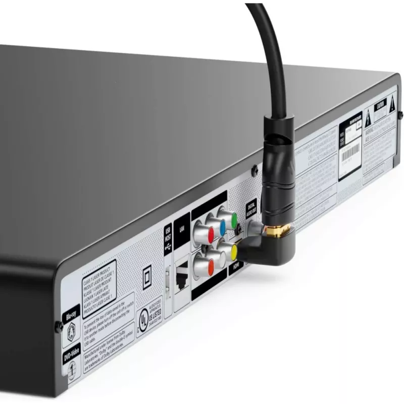 Techly Adattatore HDMI M / F angolare L IADAP HDMI-L, HDMI, HDMI, nero