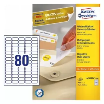 Etichetta per stampante adesiva Avery L4732REV-100