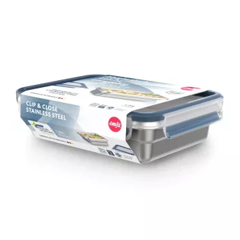 Box EMSA CLIP & CLOSE N11505 acciaio inox rettangolare 170x230x60 mm