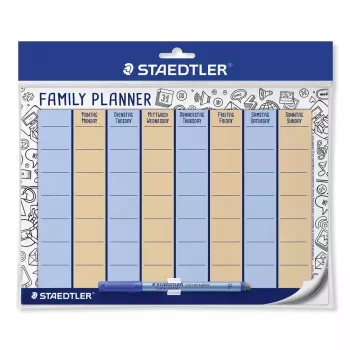 Set pennarelli Staedtler Lumocolor per planner familiare 641 FP