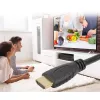 Techly cavo HDMI 2.0 A/A M/M 2m nero ICOC HDMI2-4-020, 2 m, HDMI Type-A (standard), HDMI Type-A (standard), 4096 x 2160 pixel, 3D, nero