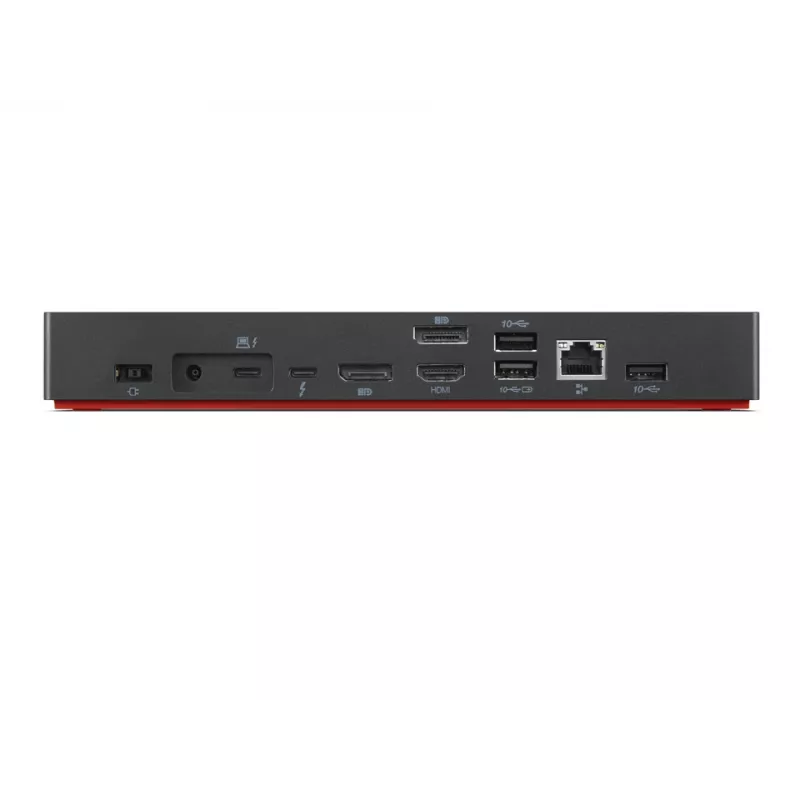 Lenovo ThinkPad Thunderbolt 4 WorkStation con filo nero, rosso
