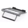Techly ICA-NTB-DOCK91 con filo USB 3.2 Gen 1 (3.1 Gen 1) Type-C argento