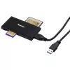 Lettore di schede Hama 00181018 USB 3.2 Gen 1 (3.1 Gen 1) Type-A nero