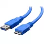 Cavo Techly USB 3.0 Superspeed A / Micro B 3m blu ICOC MUSB3-A-030