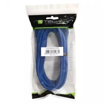 Cavo Techly USB 3.0 Superspeed A / Micro B 3m blu ICOC MUSB3-A-030