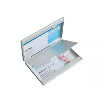 Porta biglietti da visita Sigel VZ136 alluminio argento