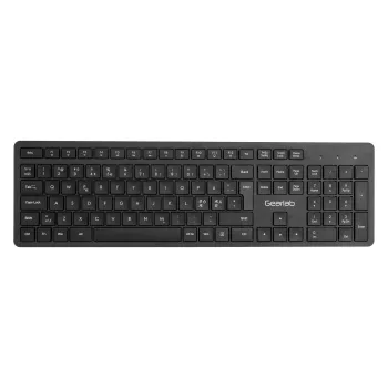 Tastiera eSTUFF GLB212102 ufficio USB QWERTY nordico nero