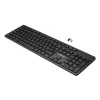 Tastiera eSTUFF GLB212102 ufficio USB QWERTY nordico nero