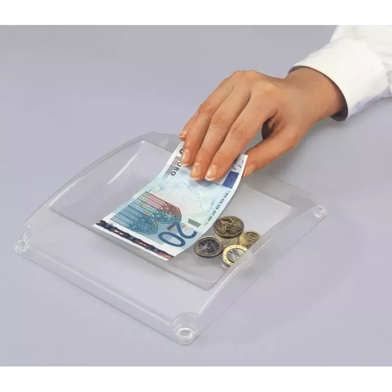 Cassetto portasoldi Sigel ZB141 plastica trasparente