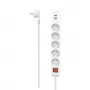 Hama 00223186 prolunga di alimentazione 1,4 m 5 presa/e CA per interni bianco