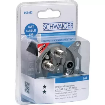 Presa antenna SAT TV Radio Schwaiger DSE652 531