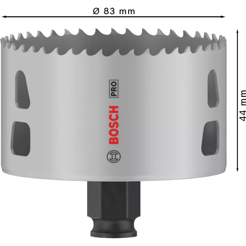 Sega a tazza Bosch PRO Multi Material PC Plus 44/83 mm per trapano