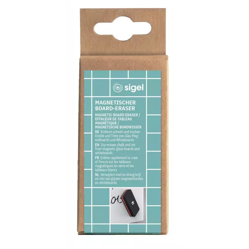 Gomma per cancellare Sigel BA187 EVA Fleece nero rosso 90x45x26mm