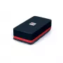 Gomma per cancellare Sigel BA187 EVA Fleece nero rosso 90x45x26mm