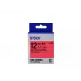 Cartuccia etichetta Epson Pastel LK-4RBP nero/rosso 12 mm (9 m)