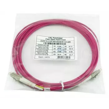 Cavo in fibra ottica BlueOptics CBL-LC-OM4-3M 3m LC su LC 50µm