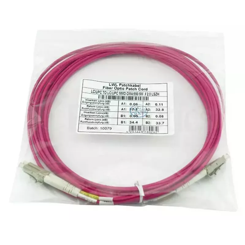 Cavo in fibra ottica BlueOptics CBL-LC-OM4-3M 3m LC su LC 50µm