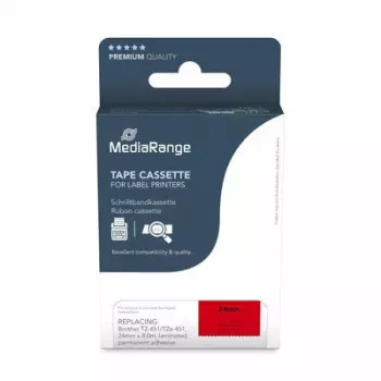 Nastro per etichette MediaRange MRBTZ451 compatibile con Brother TZ-451