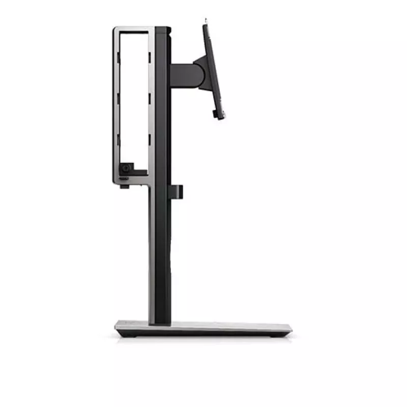 DELL Micro Form Factor All-in-One Stand - MFS18, autoportante, 5,7 kg, 48,3 cm (19 inch), 68,6 cm (27 inch), regolazione in altezza, nero, argento