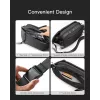 Borsa a tracolla Inateck LB03014 — unisex poliestere 900D, zip, 4 l, nero