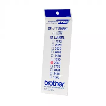 Etichette per stampante Brother ID2260 12 fogli 22 x 60 mm