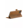 Custodia portafoglio dbramante1928 iPhone 14 Plus tan 3 scomparti per carte