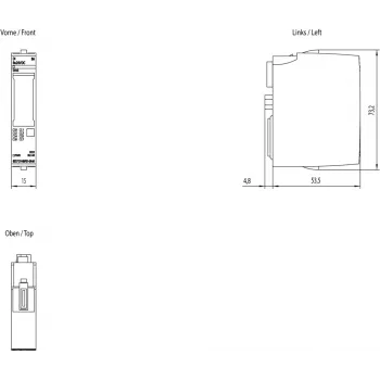 Siemens SIMATIC ET 200SP 6ES7131-6BF01-0AA0 modulo di ingresso digitale, DI 8x24VDC Basic
