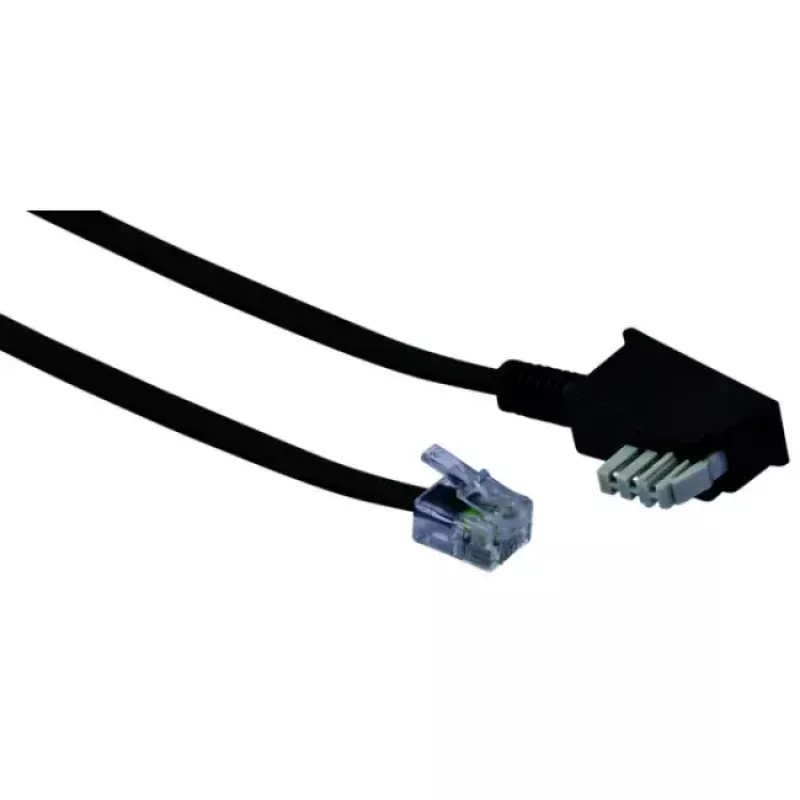 Cavo RJ-11 Schwaiger TAL6236533 6,0 m TAE-N nero