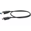 Cavo USB Schwaiger LK 050 C USB 3.2 Gen 2 0,5m USB A USB C nero