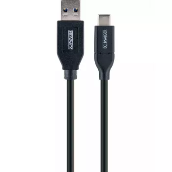 Cavo USB Schwaiger LK 050 C USB 3.2 Gen 2 0,5m USB A USB C nero