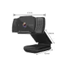 Webcam Conceptronic AMDIS 2K Super HD con autofocus e microfono