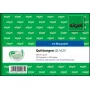 Modulo business Sigel QU625 verde A6 100 fogli