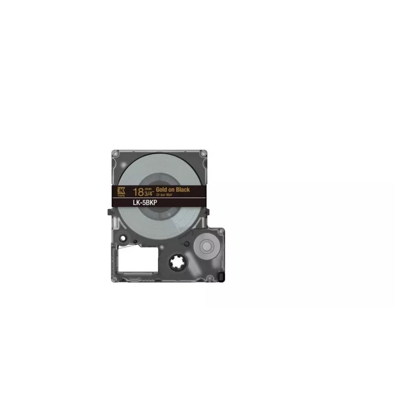 Nastro per etichettatrice Epson LK-5BKP nero oro 1,8 cm