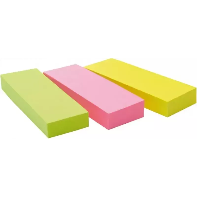 3M 671-3 note adesive rettangolo verde, rosa, giallo 100 fogli autoadesive