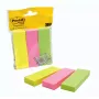 3M 671-3 note adesive rettangolo verde, rosa, giallo 100 fogli autoadesive