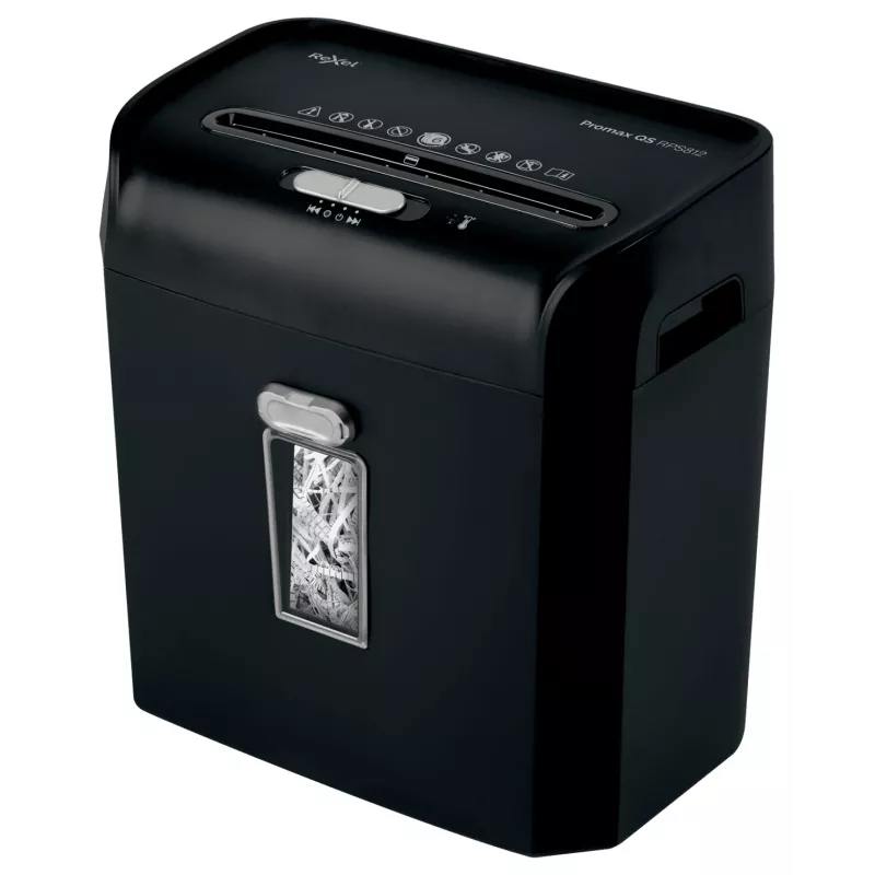 Rexel ProMax RPS812 distruggidocumenti a taglio a strisce P2, taglio a strisce, 22 cm, 6 mm, 12 L, 88 fogli, 58 dB